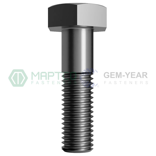 M12-1.75 X 60 Hex Bolt 8.8 ISO4014 Zinc Plated